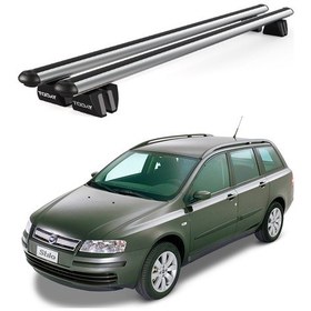 Resim Pençe Fiat Stilo Ara Atkı 2002-2008 Uyumlu Gri Ara Atkı Port Bagaj Tavan Barı 