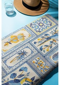 Resim Dijital Baskı Plaj Deniz Havlusu Modern Bacı Milano Desenli Peştamal Hvl0157 Renkli 