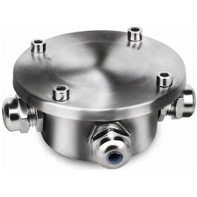 Resim Geeksen Sualtı Su Geçirmez Bağlantı Kutusu Ip68 Paslanmaz Çelik Havuz Çeşmesi Işık Geçiş Başlığı Su Altı Yüzme Havuzu Bağlantı Kutusu 1 Giriş 2 Çıkış 