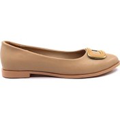 Resim Ayakkabımood Sb 1005 Nut Bayan Babet Ayakkabı 001 