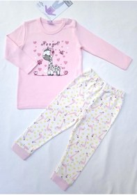 Resim ICEFIELDS %100 Pamuk Kız Bebek Pijama Takımı 