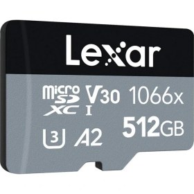 Resim Lexar 512 GB Professional 1066X Uhs-I U3 V30 A2 Microsdxc Hafıza Kartı + Sd Adaptör 