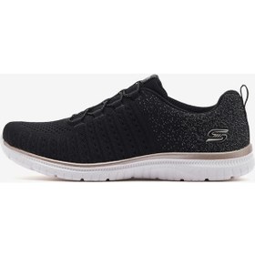Resim Skechers Virtue - Lucent Kadın Siyah Günlük Ayakkabı 104424 Bkrg Siyah 