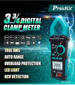 Resim Proskit Mt-3202 3-3/4 Dijital Pensampermetre 