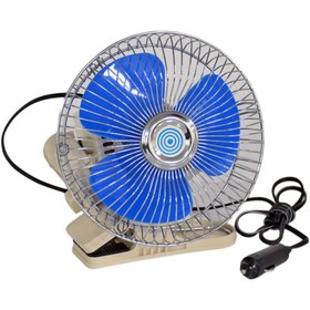Resim Carub Vantilatör 12v Metal 10'' Mandallı 