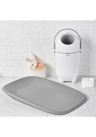 Resim Nattou Dropy Bebek Bezi Çöp Kovası Beyaz 