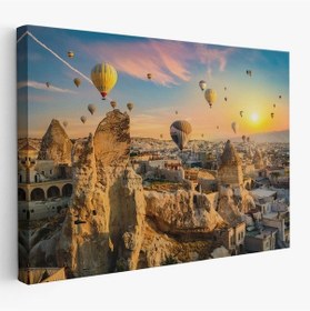 Resim Es10 Dekoratif Baskı Siyah Beyaz Kanvas Tablo (35 x 50) HS-1245-6 