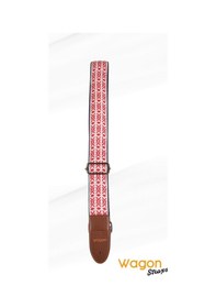 Resim Wagon Straps Vintage Serisi Gitar Askısı - Cherry Candy 