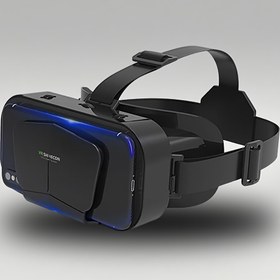 Resim VR Kaskı, iPhone ve Android için 3D VR Gözlükleri Sanal Gerçeklik Kaskı, Pil Gerektirmez, 12.7-17.78 cm Telefonlarla Uyumlu, Ayarlanabilir Evrensel Sanal Gerçeklik Gözlükleri 