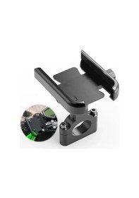 Resim 9085939390881 - Forza 250 İçin Tam Uyumlu Aluminyum Darbe Emici Motosiklet İçin Telefon Tutucu Motor Siyah 