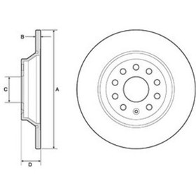 Resim Vw Passat 2.0 Tdi 4Motion 2014-2019 Delphi Arka Fren Diski 