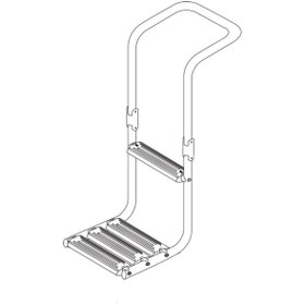 Resim Nuova Rade Immersed Platform Ladder, Inox 316 