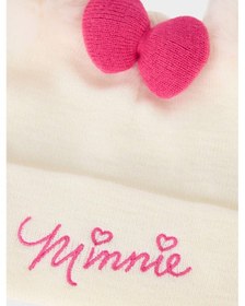 Resim Defacto Kız Çocuk Disney Mickey & Minnie Nakışlı Bere F2376a825wner2 Ekru 