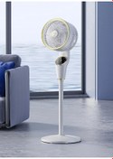 Resim Yellowtech Dijital Ekranlı Akıllı Ayaklı Vantilatör – Kumandalı, Sessiz, 3 Kademe, 90° Dönüş, Modern Tasarım 