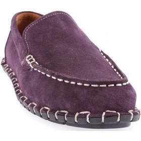 Resim Dgn 603-23y Kadin Dikiş Detayli Loafer Ayakkabi 603-2109-R1270 Mor 