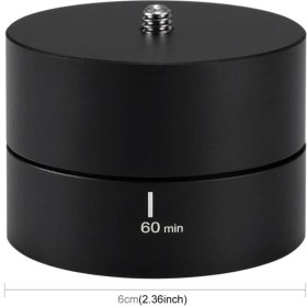 Resim Profisher Puluz 60 Dakika Time Lapse 360° Dönme Panoramik Görüntü Tripod Kafa Adaptörü 