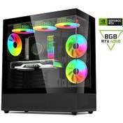 Resim Izoly ST999509 i7-12700F 32 GB 1 TB M.2 NVMe RTX4060 8 GB Free Dos Masaüstü Oyuncu Bilgisayarı 