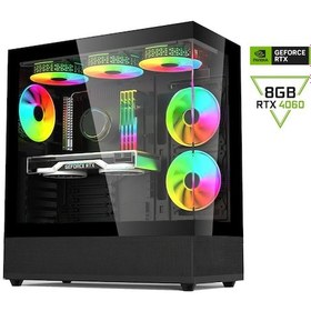Resim Izoly ST999509 i7-12700F 32 GB 1 TB M.2 NVMe RTX4060 8 GB Free Dos Masaüstü Oyuncu Bilgisayarı 