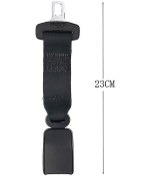 Resim Jokmae Evrensel Araç Emniyet Kemeri Uzatma Seti - 2 Parça, 23cm, Siyah, Konforlu Ve Güvenli Sürüş İçin İdeal 