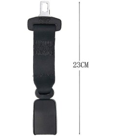 Resim Jokmae Evrensel Araç Emniyet Kemeri Uzatma Seti - 2 Parça, 23cm, Siyah, Konforlu Ve Güvenli Sürüş İçin İdeal 