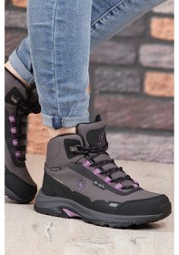 Resim Lumberjack Re-cycle Kaymaz Su Geçirmez Outdoor Kadın Bot 667800001060 12 Mor 