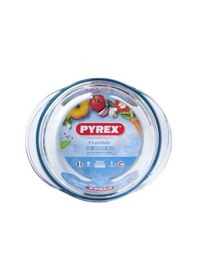 Resim Pyrex 204a000/7743 Kapaklı Cam Yuvarlak Fırın Kabı 2,1l 