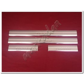 Resim Db Chrome Vw Tiguan Krom Kapı Eşiği 2007-2015 4 Parça Paslanmaz Ç 