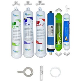 Resim Pemax Water Solutions Kapalı Kasa Su Arıtma Cihazlarına HFT 6'lı Vontron Mebran Alkali-Tatlandırıcı 