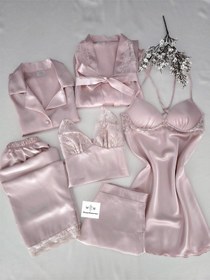 Resim Pudra Kutulu Altılı Ultra Deluxe Kaplı Çeyiz Seti Pudra 