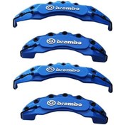 Resim Audi Uyumlu Brembo Mavi Kaliper Kapağı 4 Parça Ön Arka Set 