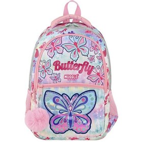 Resim Muggle İlkokul Çantası Butterfly Koleksiyonu Mu-9036 