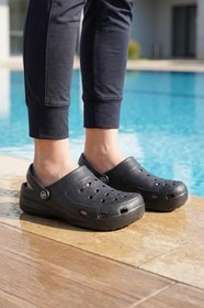 Resim Gezer Kadın Yazlık Eva Ev Banyo Bahçe Havuz Rahat Taban Sabo Terlik 