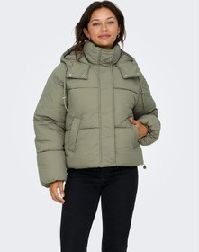 Resim Only Onlhope Short Puffer Jacket Cc Otw Kadın Yeşil Mont - 15322013 Yeşil 