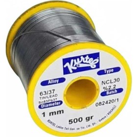 Resim Kurtel Sn63/pb37 Ncl30 No Clean Lehim Teli 500 Gr. Makara 1 Mm 
