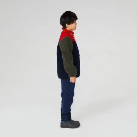 Resim Decathlon Quechua Çocuk Polar Pantolon Mavi Renkli- Mh100 Tween Hafif Nefes Alabilir Kumaş Erkek Çocuk İçin 