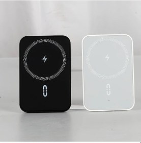 Resim Cloud011 İphone Uyumlu 16 15 14 Pro Max Mini Macsafe Manyetik Araç Şarj Beyaz 