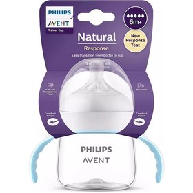 Resim Philips Avent Natural Response Eğitici Bardak Tepkili Biberon 6 Ay+ 150 ML 