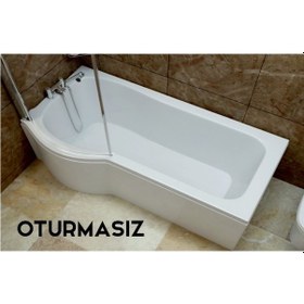 Resim Shower Pretty Özel Oturmalı Küvet 70X85X170 CM 