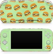 Resim TACKY DESIGN Kawaii Hamburger Kaplama Nintendo Switch Lite ile Uyumlu, Sevimli Yeşil Anahtar lite Çıkartmalar Vinil 3m Çıkartma Tam Sarma Kapak 