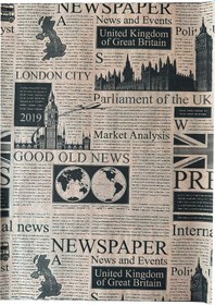 Resim Baskılı Sunum Kağıdı Amerikan Servis - Karışık Desenli - Vintage Sarı Yağlı Tepsi Kağıdı - 150 Adet Sarı 