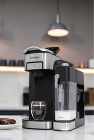 Resim Omnex Ox-Pro2 Barista Otomatik kapsül kahve 20 Bar Basınçlı Süt Köpürtücü Espresso Makinesi 