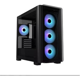 Resim Asus A23 Plus Tg Argb Siyah 4x120mm Fanlı Usb 3.2 Micro Atx Kasa 