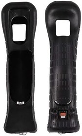 Resim NCONCO Motion Plus Motion Plus Sensor Adapter,External Remote Motion Plus Sensor Accessory,Silicone Case for Nintendo Wii Remote Control (Black) 