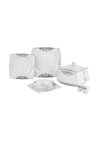 Resim Taç Real Bone Noris 60 Parça Yemek Takımı Platin Tac-2261 