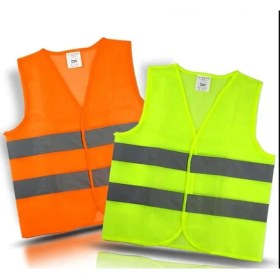 Resim Starline Standart İkaz Yeleği Fosforlu Turuncu ve Sarı Renk 