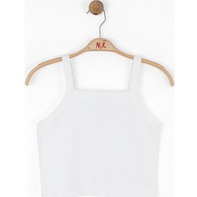 Resim Xo Kids Kız Çocuk Askılı Bluz 10-16 Yaş 38822 Ekru 