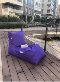 Resim Pufumo Armutland Daybed Armut Koltuk Mor 