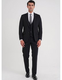 Resim Tk 927 Takım Slim Siyah Siyah 