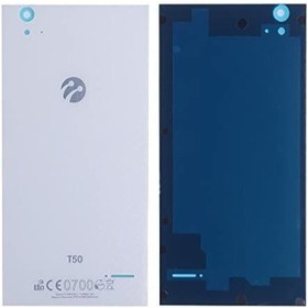 Resim Turkcell Uyumlu T50 Arka Kapak Pil Batarya Kapağı Beyaz 