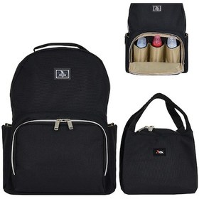 Resim Stylo Duo Backpack for Mothers Bebek Bakım Çantası Siyah 